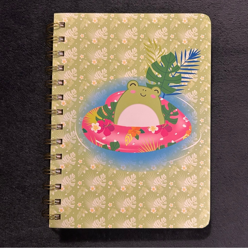 Squishmallows - Dream, Draw, & Design Book - Tropical Cover with Wendy the Frog